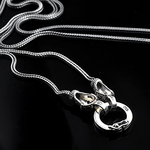 Collier à longue chaîne en argent idée cadeau anniversaire femme - 3
