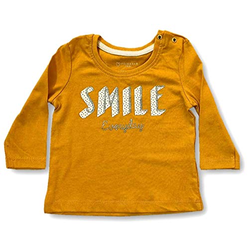 Image of TuddyBuddy 100% Cotton Full Sleeves Half Sleeves Baby Girl's Top Cum T-Shirt for Summer