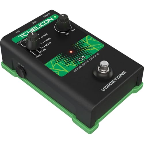 TC Helicon Voicetone D1 Doubling & Detuner Pedal for Vocals