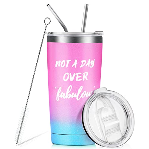 Get Discount 70% Price Not A Day Over Fabulous,20 Oz Stainless Steel Insulated Tumbler mugs with Lid Straw 21st 30th 40th 50th 60th 65th 70th birthday gifts for women Grandma Woman Mom Best Friend ideas-NASIDE-Gradient Get Discount 70% Price Not A Day Over Fabulous,20 Oz Stainless Steel Insulated Tumbler mugs with Lid Straw 21st 30th 40th 50th 60th 65th 70th birthday gifts for women Grandma Woman Mom Best Friend ideas-NASIDE-Gradient