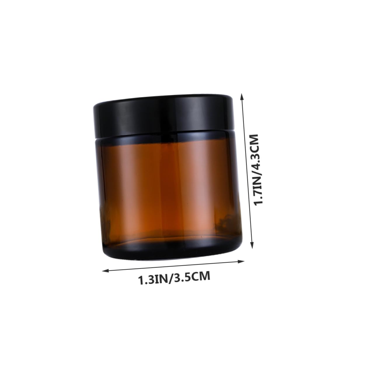 Healvian 15pezzi Flacone Per Crema in Vetro Piccolo Flacone Per Cosmetici Contenitore Vuoto Per Sottoimballaggio Per Viaggi Ricaricabile Di Perdite Per Lozioni e Prodotti