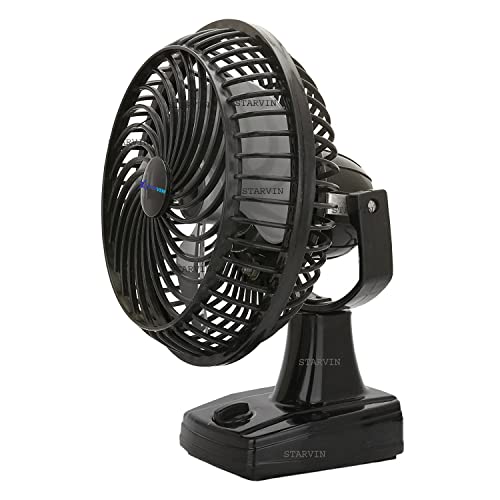 Image of Starvin 9 Inch Wall Mounted Fan | High Speed Cooling Fan with Wide Air Throw | Powerful Air Delivery, Adjustable Tilt, Low Noise for Home, Kitchen, Shop & Restaurant | Black