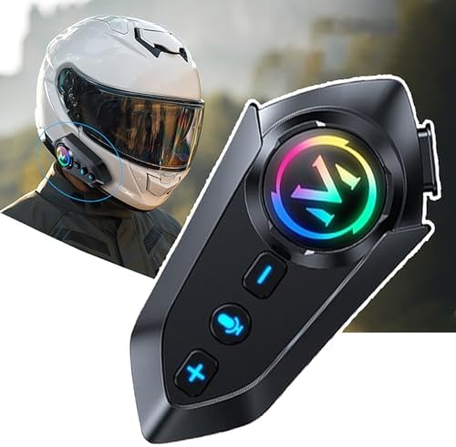 DFRDGFAG Motorcycle Helmet Bluetooth Headset Intercom for Shoei RF-1400 2021-2025, Bluetooth Helmet Speakers, Wireless Communication System with Noise Canceling