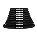 9 Pieces Filter Ring Adapter Set, Camera Lens Male to Male Metal Stepping Rings Kit (Includes 9pcs Male to Male Set 46-46mm 49-49mm 52-52mm 55-55mm 58-58mm 62-62mm 67-67mm 72-72mm 82-82mm) Black