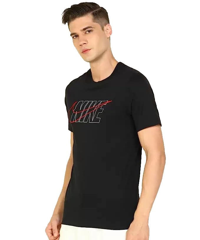 Image of Nike Men's Solid Regular Fit T-Shirt