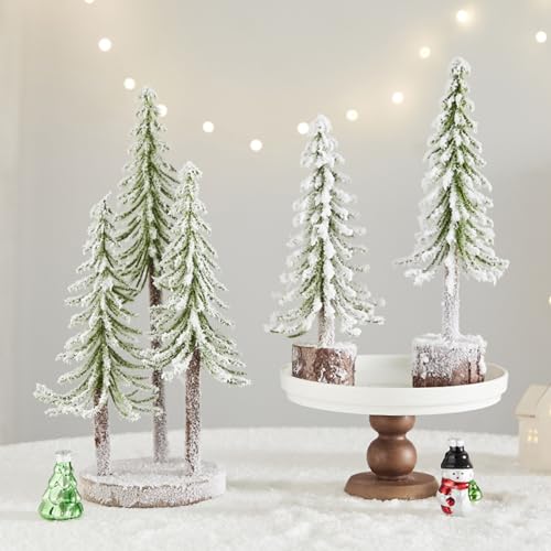 Árbol de Navidad artificial realista que no ensucia gracias a su acabado nevado 6