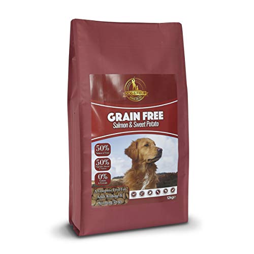 Dog & ?Field Grain Free Saumon et patate Douce pour Chiens Adultes