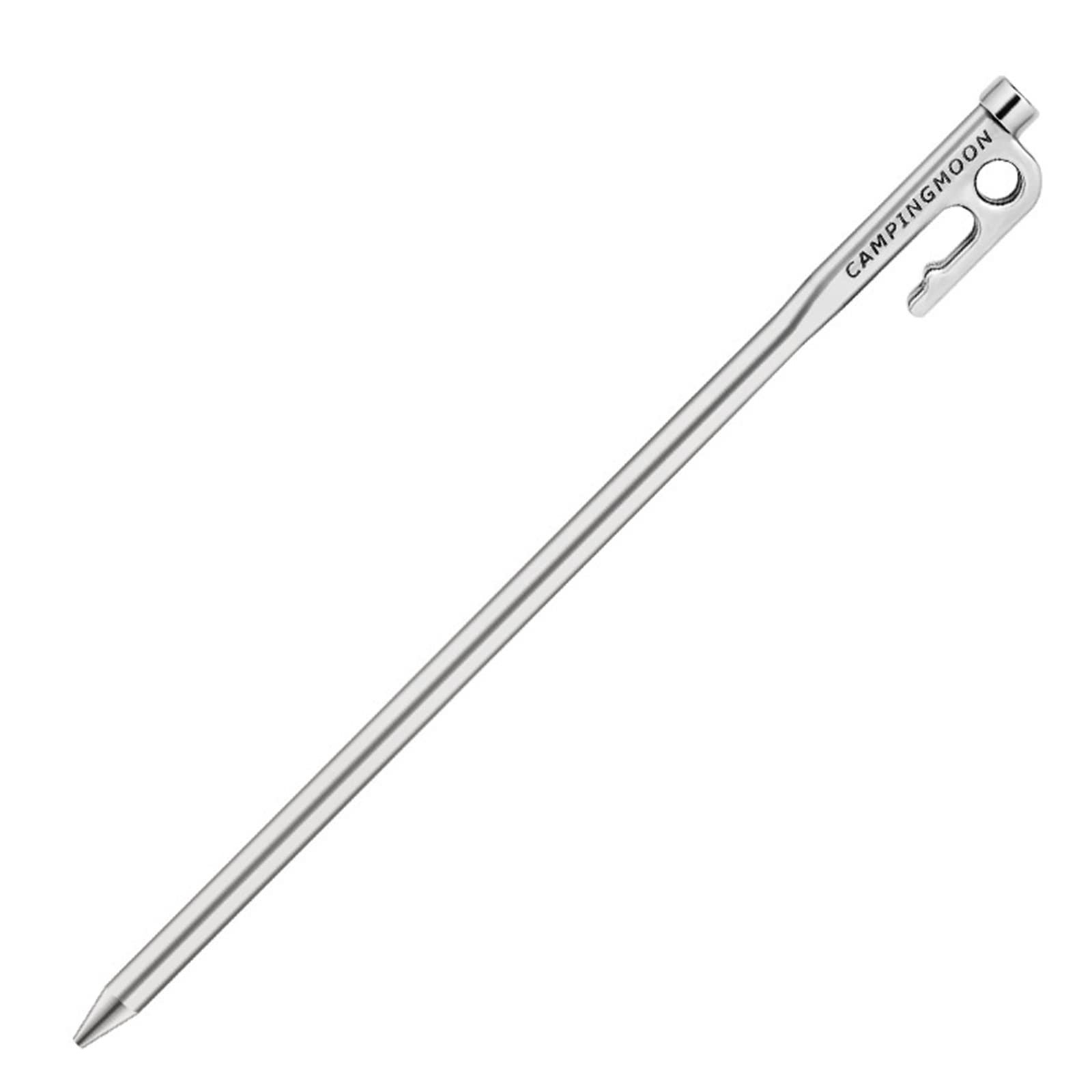 Tsophreniq 30Cm Lightweight Tent Stakes Heavy Duty Spikes Ground Metal Camping For Outdoor Hiking Metal Fixed Camp Nail Lightweight Steel Pegs Stake