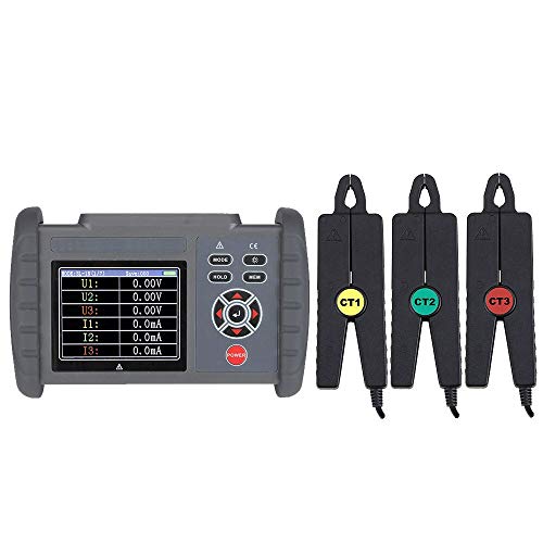 FR2020三相デジタル位相電圧計の電圧、電流、電力、力率、周波数、位相を測定するための 電力、建設用