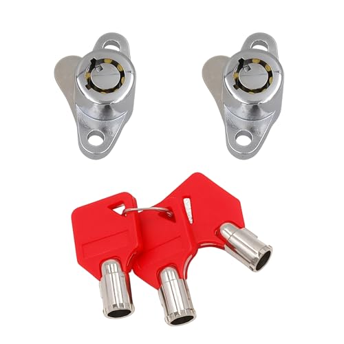 Set de 3 llaves para candado rígido de alforjas para Harley miniatura 3