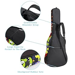 Housse de transport étanche pour guitare avec bandoulière réglable Motif triangulaire, yeux colorés, Multicolore 06, 42… - Les Beatles, Paul McCartney, John Lennon, RIngo Starr, George Harrison Housse de transport étanche pour guitare avec bandoulière réglable Motif triangulaire, yeux colorés, Multicolore 06, 42… – Image 3