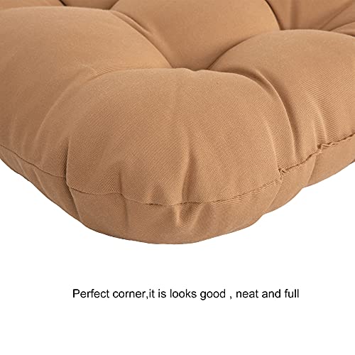 Artplan Outdoor Cushions Loveseat All Weather Chair Cushions Bench Cushions Set Of 5 Wicker Tufted Pillow For Patio Furniture #TOP2