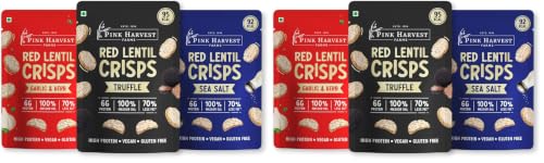 Image of Pink Harvest Farms Variety Bundle of 3 Crisps | Light, Crispy, Versatile & Flavorful | Addictive Snack | No Rice, Potato, Corn, or Wheat | (25g, Pack of 6)
