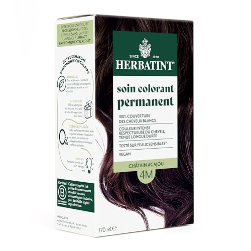 Herbatint Soin Colorant Permanent Cheveux 4M Châtain Acajou...