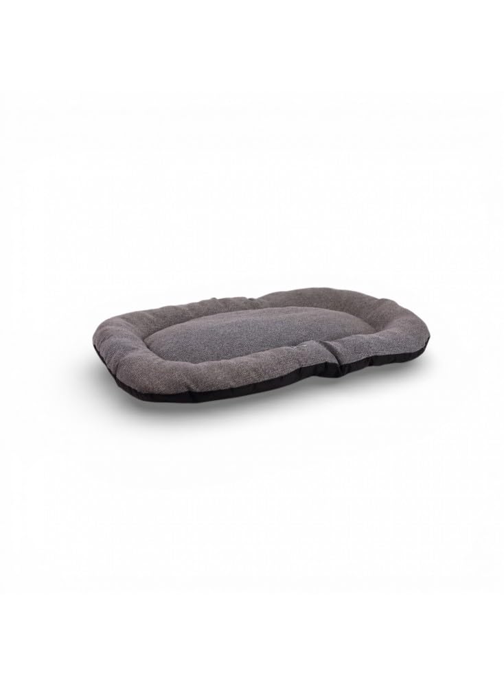 Coussin ovale Mon ami Luki anti-dérapant gris pour chien qui glisse