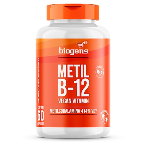 Metil B-12 Vegan Vitamin Metilcobalamina 414%VD, 60 cápsulas, Biogens
