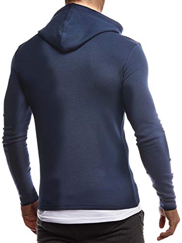 Leif Nelson Men's Casual Hoodie Longsleeve Pullover Sweatshirt Sweater Jacket For Men Slim Fit LN-83423