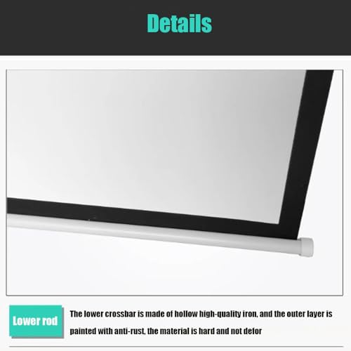 Pantalla para proyector con trípode de 60 pulgadas miniatura 5