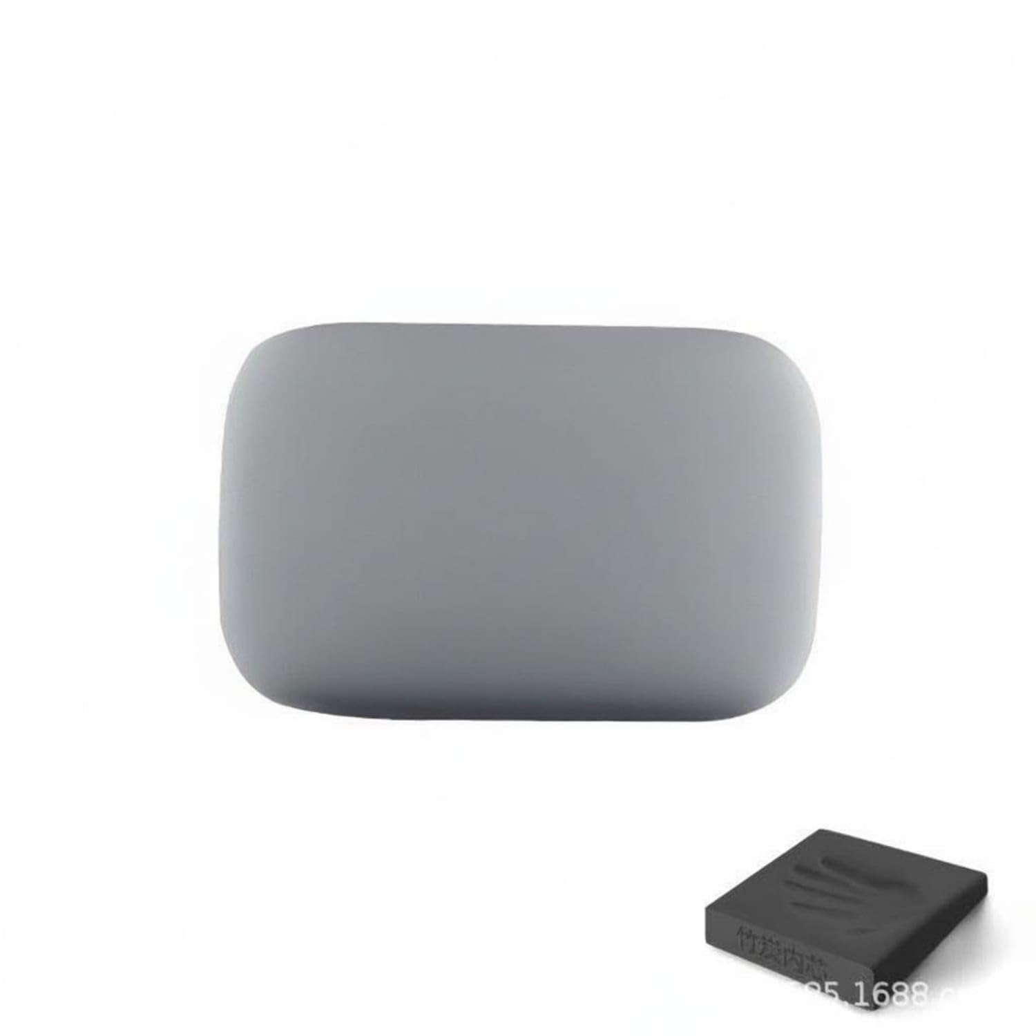 Arm Pressure Relief Desk Sleeping Pillow Ergonomic Design Office Napping Cushion Removable Washable Cover Face down Desk Pillow Slow Rebound for Students, School, Travel, Dark Gray, Bamboo-icesilk-image-46