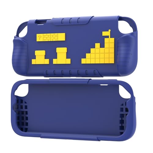 For Switch 2 カバー スイッチ2 専用保護カバー ケース シリカゲル材質 一体式?? 着脱簡単 全面保護 超耐衝撃 指紋・傷防止 軽量 滑り止め (blue)