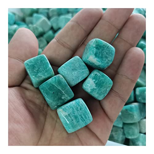 JUIYU Pedra de cristal 10 peças natural verde tianhe pedra cristal presentes de energia (tamanho: 6