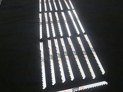100pc JIG Saw 4" 6-TPI Wood Cutting Jigsaw Blades U144 Fast Cut SOFTWOOD Plywood