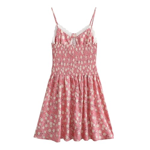 Robe d'été légère rose pour sublimer votre silhouette fine - 3