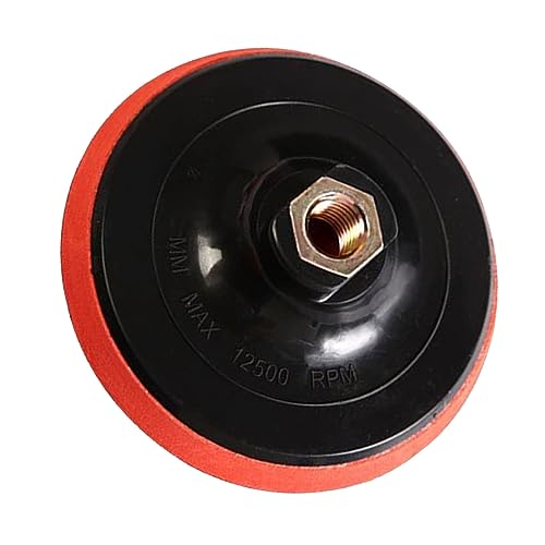 GYZOUKA 125mm Sanding Disc Polisher Backing Plate Self Adhesive ABS Well Balanced Industrial Supplies for Metal Polishing (M14)