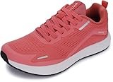 WHITIN Women's Width Wide Toe Box Zero Drop Road Running Shoes Size 10 Stability Slip Resistant Cross Training Tennis Walking Sneaker 41 Pink