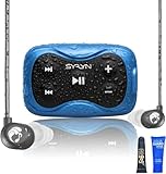 100% Waterproof SYRYN Swimbuds Flip Bundle for Swimming with Music | Enjoy Up to 2,000 Songs or 138 Hours of Audio | Drag and Drop MP3, AAC, M4a, FLAC Using PC or Mac | No Apple Music, No Spotify