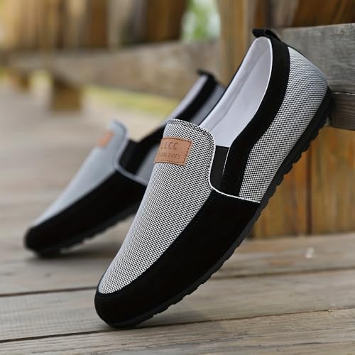 Lightweight Breathable Men's Loafer Shoes - Non-Slip Slip-Ons for Spring and Summer2