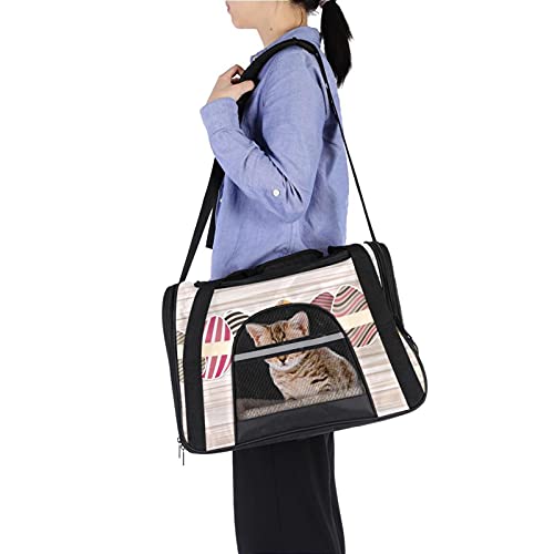 Sac de transport imprimé œufs de Pâques à côtés doux chat