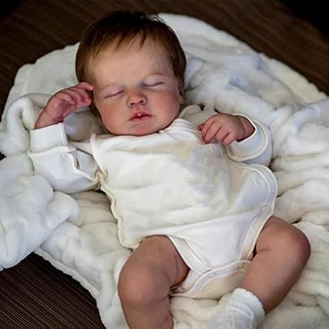 Zero pam Reborn Baby Dolls Real Looking Silicone Babies 50CM Lifelike Baby Dolls Sleeping Realistic Newborn Baby Doll Life Size Dolls for Girls Cover