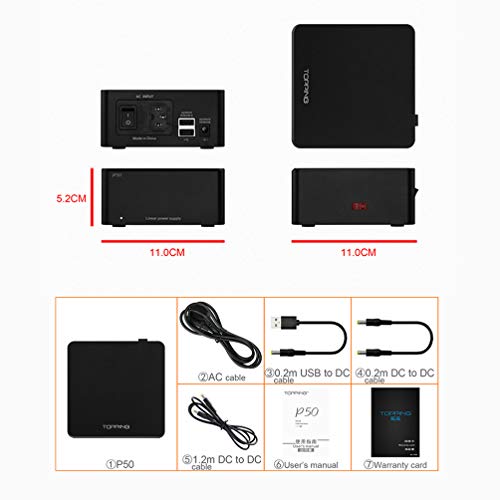Image of Topping P50 Linear Power Supply - 5V 1A and 15V 1A Ultra Low Noise for HiFi Audio Topping D50III /DX3 Pro+ /E50 /A50III