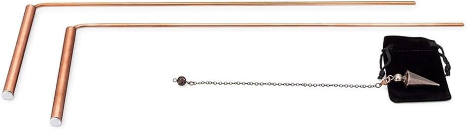 Find Water, Minerals, and More with Our 99 9% Copper Dowsing Rods and Pendulum Kit Multi Purpose Tools