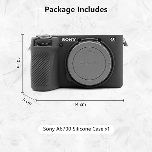 MUZIRI KINOKOO Silicone Case for Sony A6700, Soft Protective Case for Sony A6700/ Alpah 6700 Digital Camera - Image 3