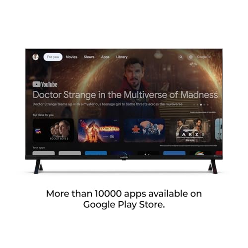 Image of Wobble 139.7 cm (55 inches) UD Series 4K Ultra HD Smart LED Google TV WB55GTAW9602UDFL (Black)