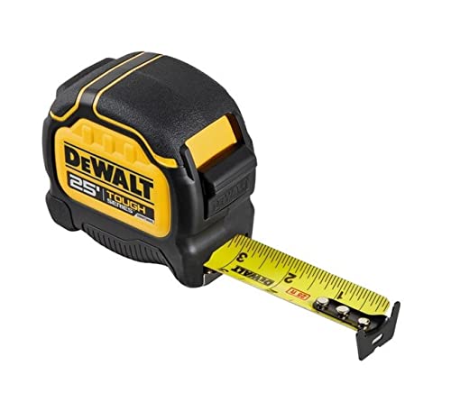 Tape Measre Blk/Ylw 25Ft & Torpedo Extruded 9In #TOP2