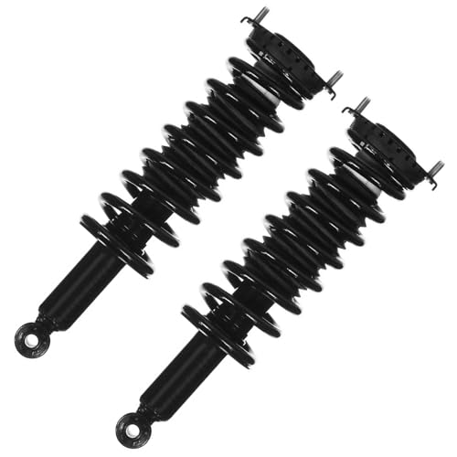Image of Detroit Axle - Rear Struts for 2000-2004 Subaru Legacy, Struts with Coil Spring 2001 2002 2003 Complete Struts Assembly Replacement