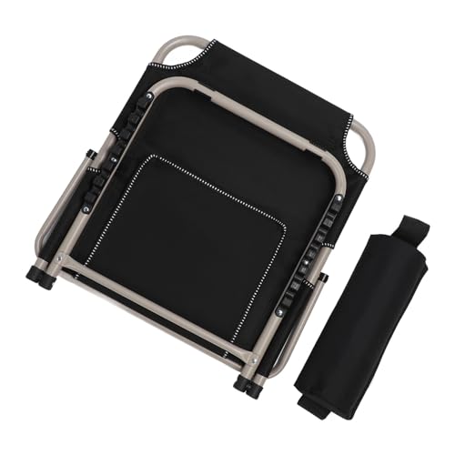Cama elevadora articulada y silla de piso multifuncional ajustable negra 8