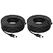 Produktbild Tonton DC Verlängerungs Kabel 10Meter (33ft) 2.1mm x 5.5mm DC Netzteil Kompatibel DC Adapterkabel DC Verteiler Verlängerungskabel für CCTV Sicherheitskamera IP Kamera Recoder usw. 2Pack 10M(Schwarz)