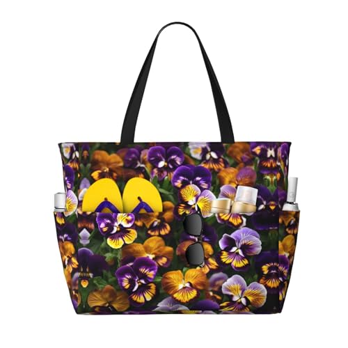 Sac à bandoulière imperméable Pansy Perfection noir en taille unique pour le sport et l'été