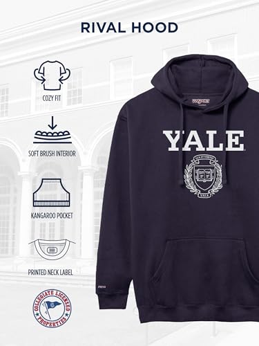 Image of JanSport NCAA Officially Licensed Rival Hoodie, Long Sleeve Unisex Sweatshirt, Cotton-Polyester Blend, Double-Layered Hood