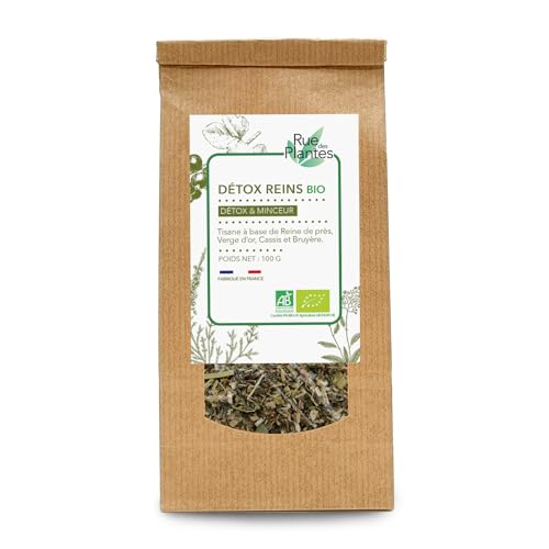 Tisane Détox Reins Bio 100g - Infusion Purifiante Naturelle, Soutien Santé Rénale, Mélange d'Herbes Bienfaisantes