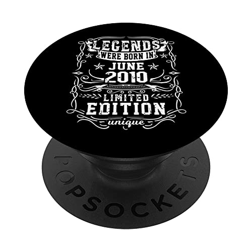 Cumpleaños Junio 2010 Edición Limitada Regalo Legend June PopSockets PopGrip Intercambiable