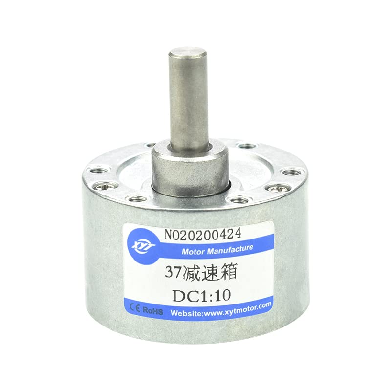 37MM Gear Reducer for 550/520/3530/3428/545/540 Micro DC Motor Gearbox DC Electric Motor Gearbox Accessories - (Speed(RPM): Ratio 168)