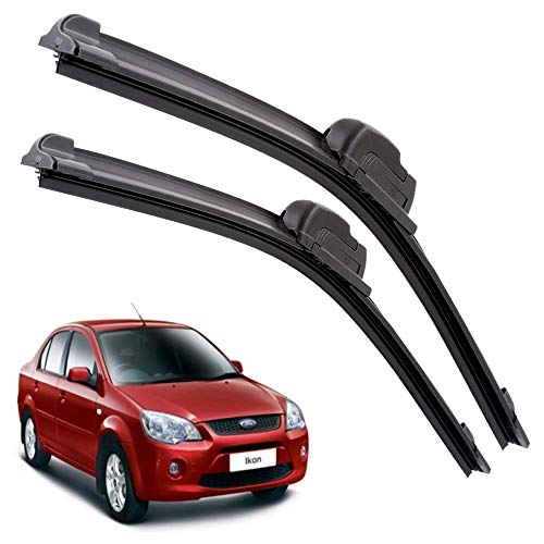Image of Euro Care Windshield Car Wiper Blades Compatibility With Ikon (Model : 2008-2012) - Set of 2Pc (D-19,P-19)