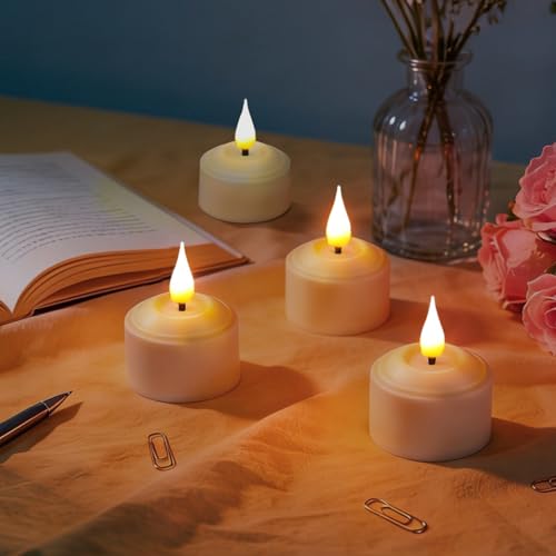 Velas LED recargables que evitan incendios y cera en tus mesas 6