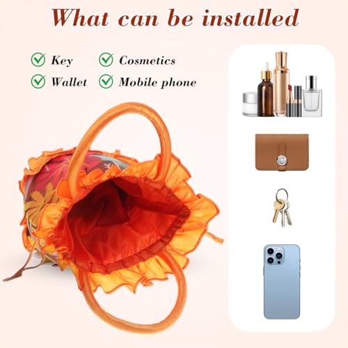 Bolso Holibanna para mujer en color naranja miniatura 5