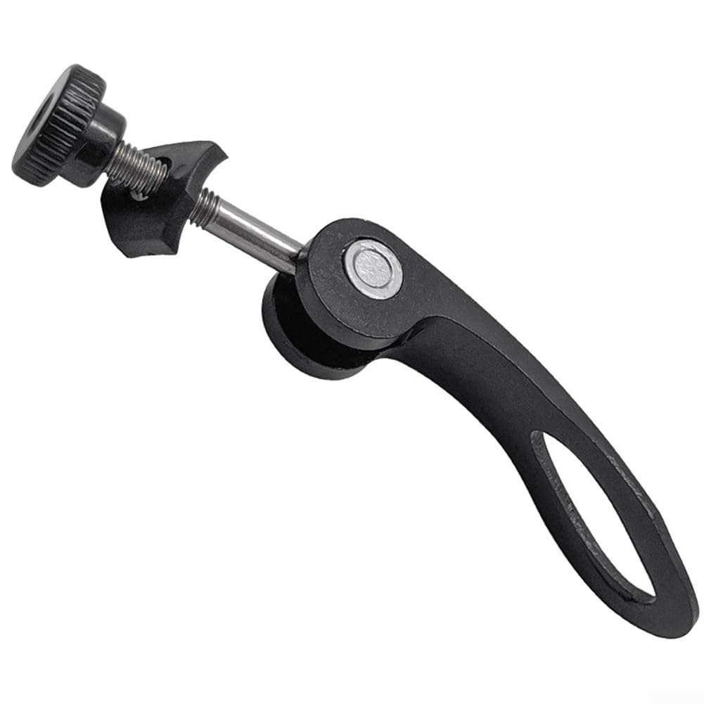 Morsetto a sgancio rapido per reggisella bicicletta M5 x 45 mm lega di alluminio nero